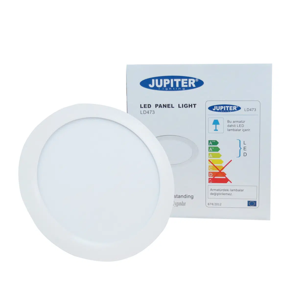 18W LED PANEL SPOT BEYAZ KASA 3000K JUPITER