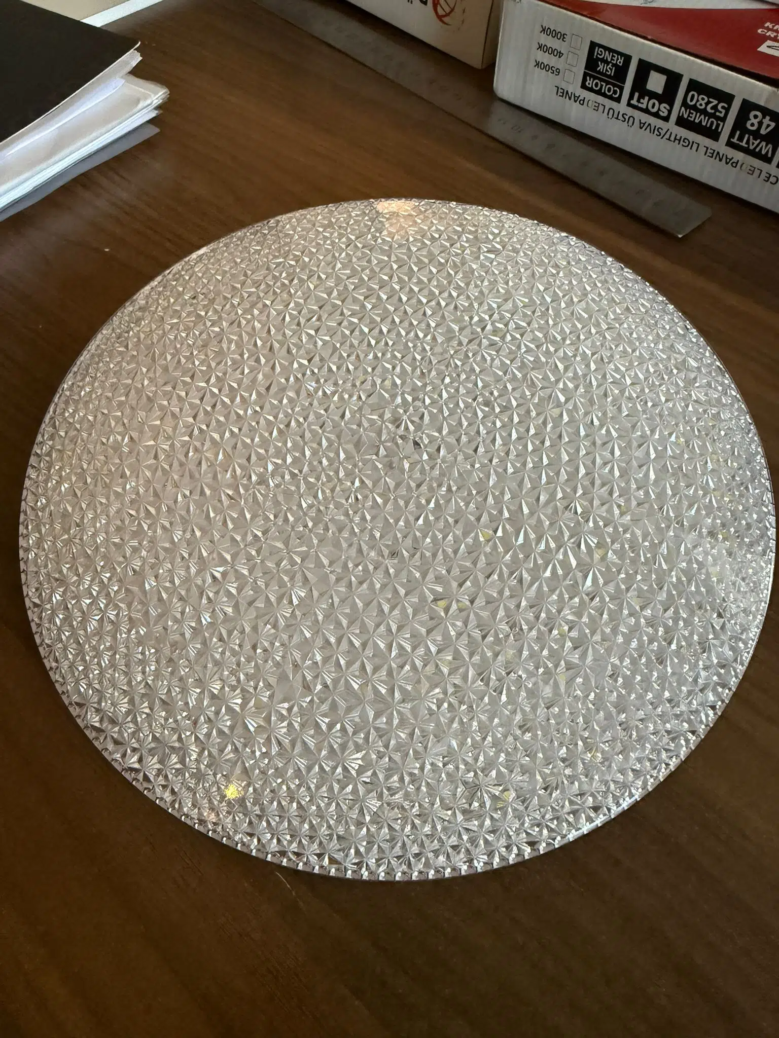 24W YENİ NESİL SIVA ALTI LED PANEL 6500K KRİSTAL AYARLANABİLİR DÜNYA LED