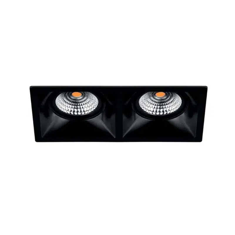 2x8W COB LED SIVA ALTI İKİLİ SPOT BEYAZ KASA 4000K GOYA