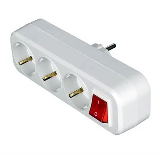 3 LÜ GOLYAT FİŞ PRİZ DÜZ ANAHTARLI 