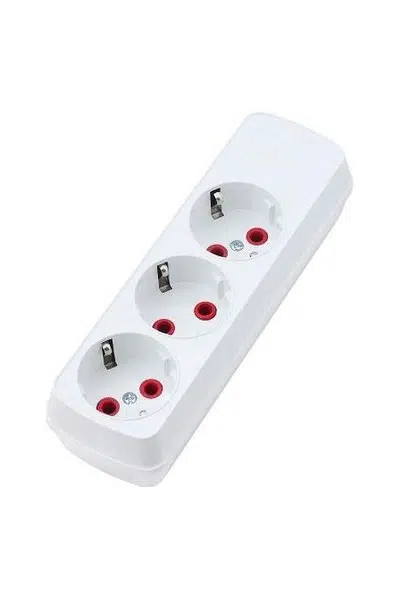 3 LÜ TOPRAKLI GRUP PRİZ / KABLOSUZ KLEMENSLİ / AY-KA