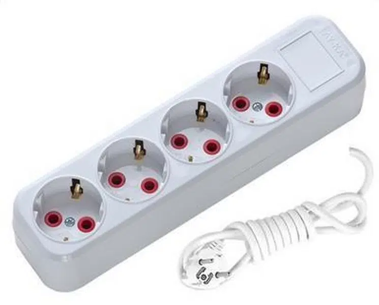 4 LÜ TOPRAKLI GRUP PRİZ 2 MT AY-KA