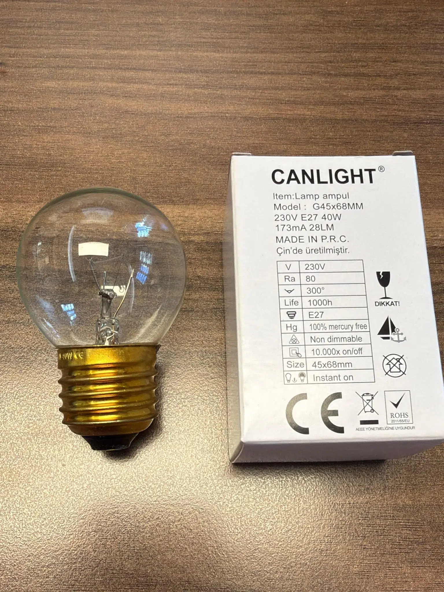 40W HALOJEN AMPUL 2900K E27 CANLİGHT