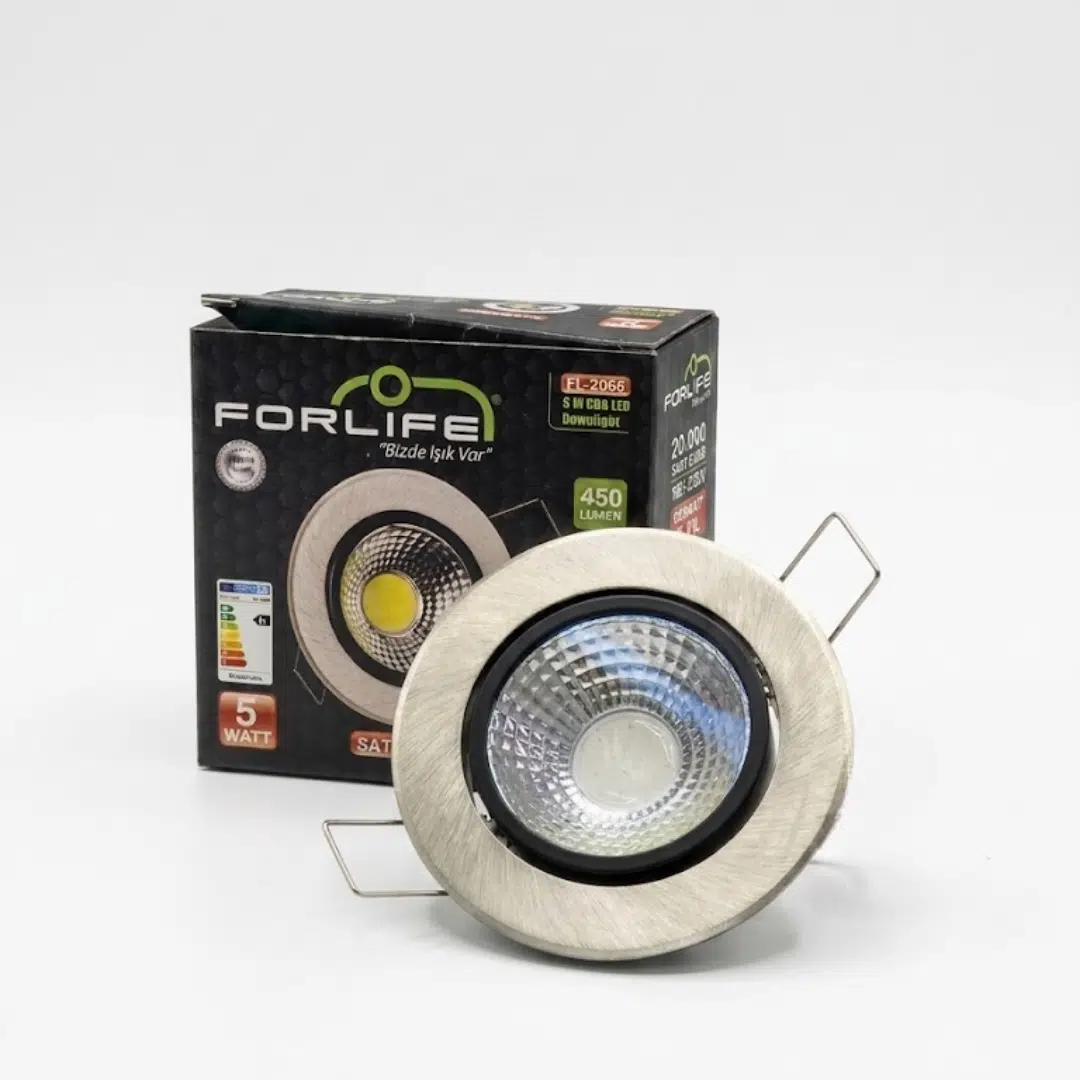 5W COB LED SPOT SATEN KASA 6500K FORLIFE