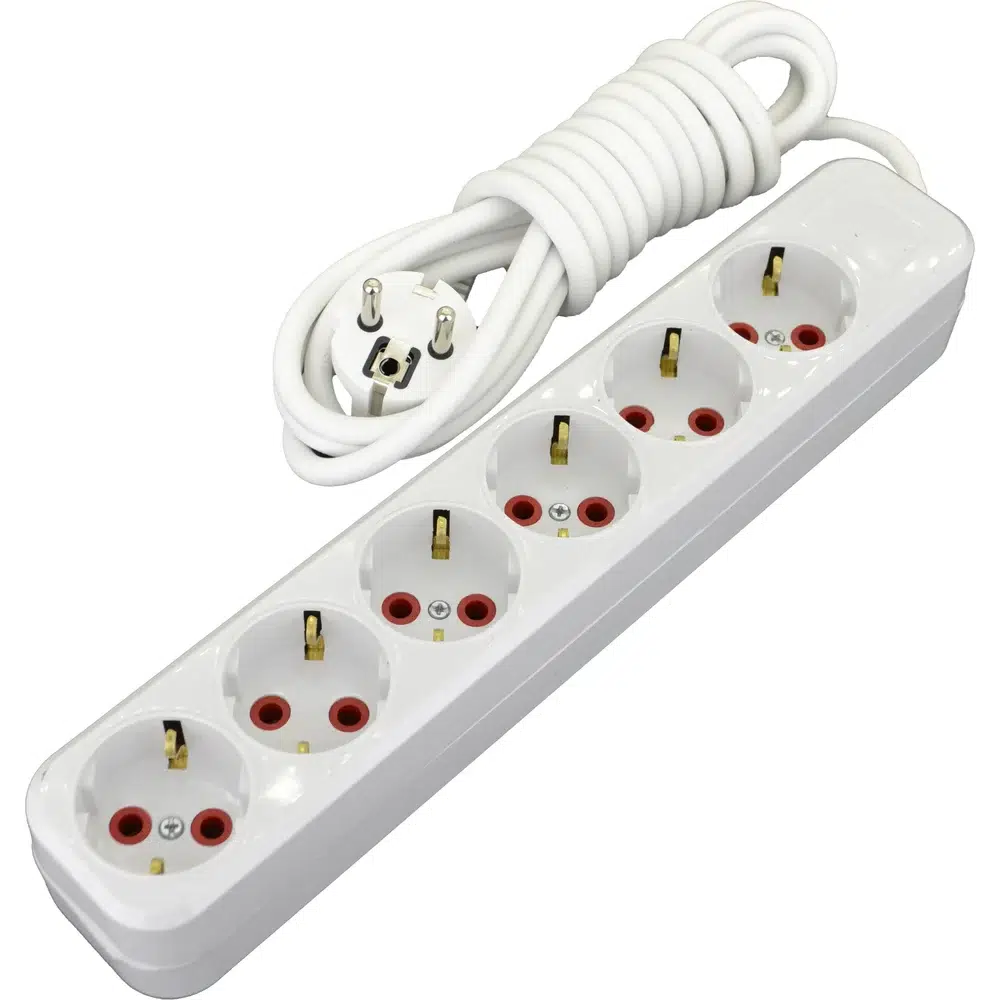 6 LI TOPRAKLI GRUP PRİZ 3MT AY-KA