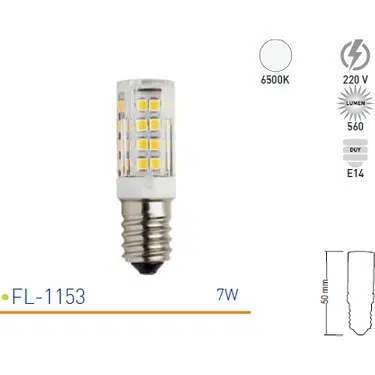 7W E14 SMD LED AMPUL 6500K FORLIFE