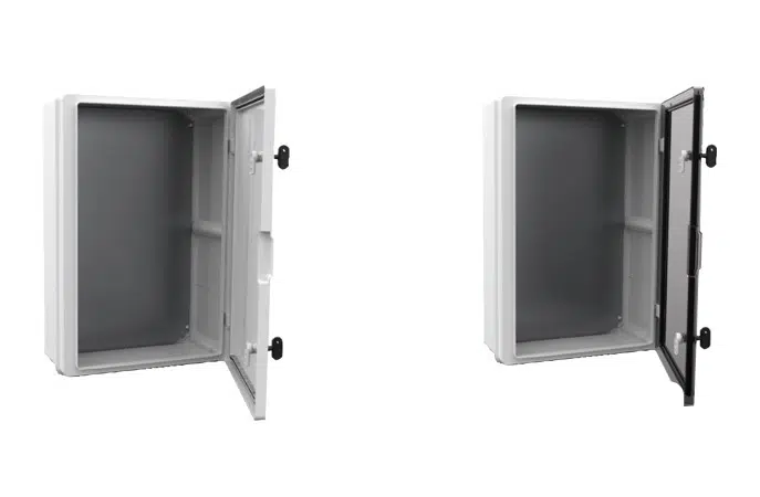 ABS PANO ŞEFFAF KAPAK SAC TABAN 40x60x20cm 3x16 SİGORTA+1 KOMPAKT ŞALTER TEM