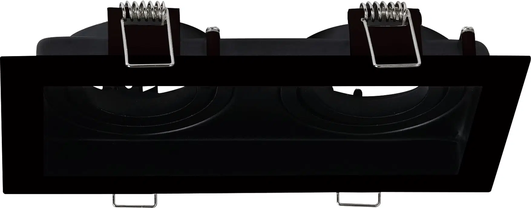 İKİLİ METAL KASA KARE SPOT ARMATÜR SİYAH GOLDX