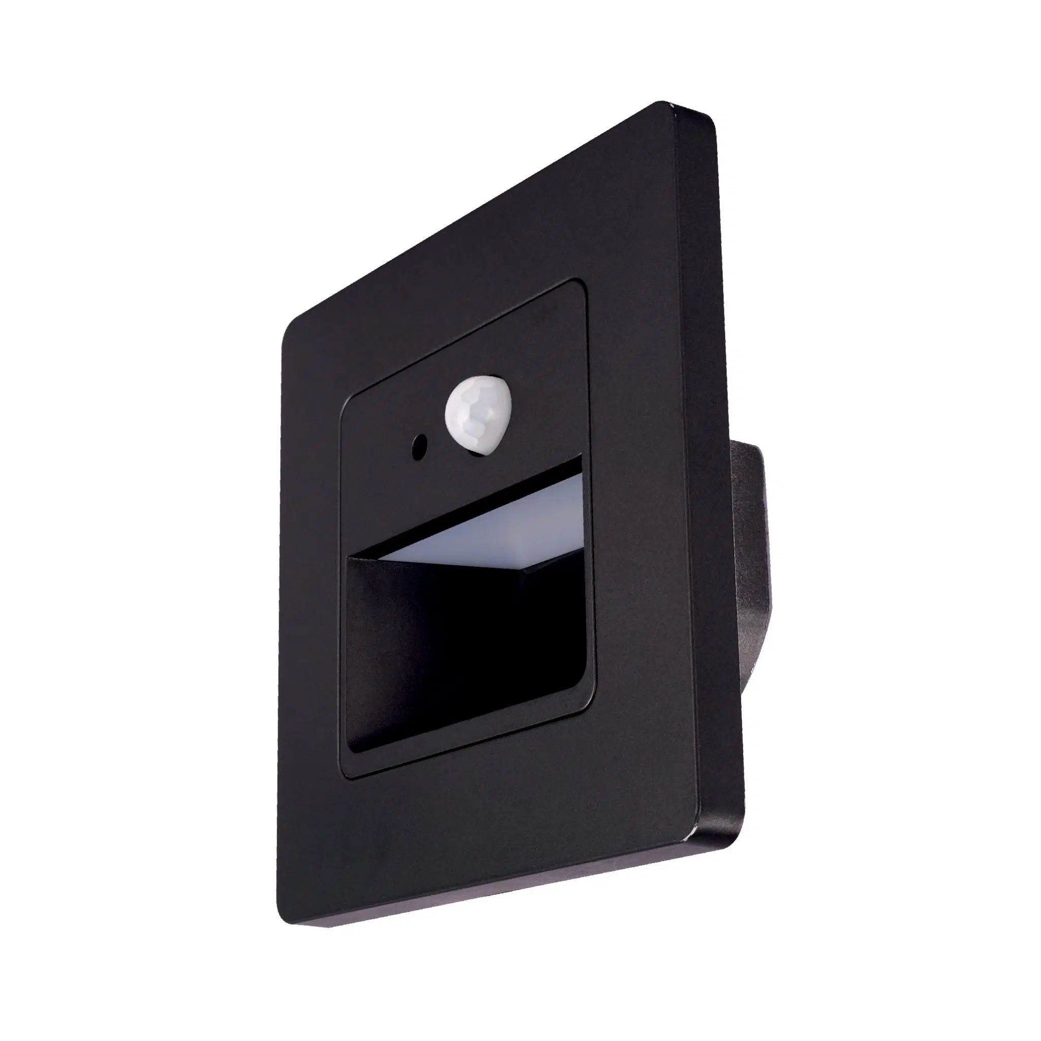 KARE SENSÖRLÜ SİYAH KORİDOR SPOT 1W 3000K ACK