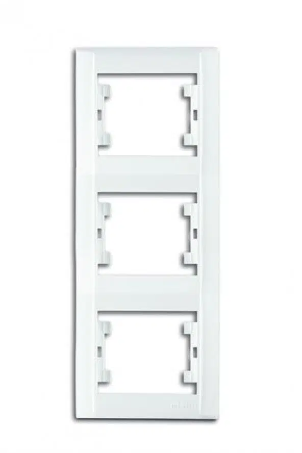 KAREA BEYAZ ÜÇLÜ DİKEY ÇERÇEVE