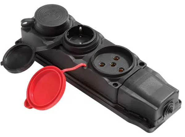 KAUÇUK GRUP PRİZ 1 TRİFAZ+ 2 MONOFAZ