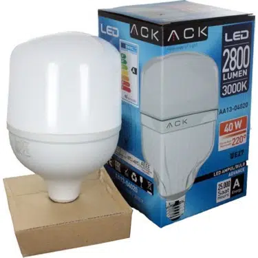 LED AMPUL TOURCH 40W E27 T120 3000K ACK 