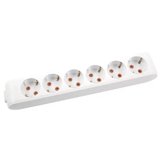 MULTİLET ALTILI GRUP PRİZ TOP. KABLOLU 2mt. ÇK. VİKO