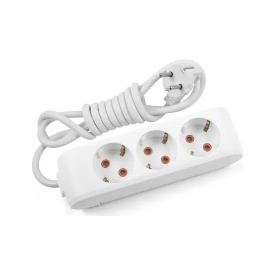 MULTİLET BEŞLİ GRUP PRİZ TOP. KABLOLU 3mt. ÇK. VİKO