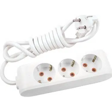 MULTİLET ÜÇLÜ GRUP PRİZ TOP. KABLOLU 1mt. ÇK. VİKO