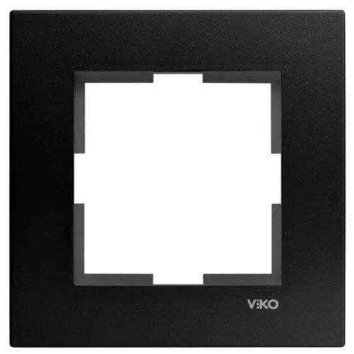 NOVELLA SİYAH TEKLİ PLASTİK ÇERÇEVE / VİKO 