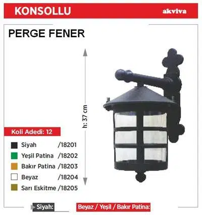 PERGE FENER SİYAH APLİK