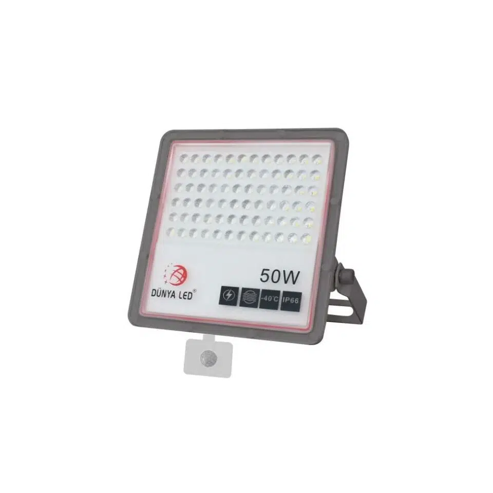 PROFESYONEL SERİ LED PROJEKTÖR / SMD OSRAM LED 50W 6500K / IP66 / DÜNYA LED