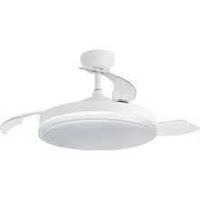 SMART SES VE KUMANDA KONTROLLÜ VANTİLATÖR / BEYAZ KASA / 3 RENK IŞIK / VANTİ 