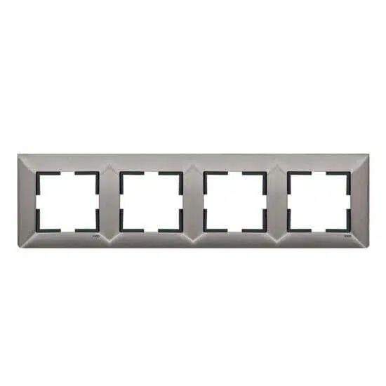 TRENDA İNOX DÖRTLÜ YATAY ÇERÇEVE