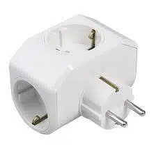 YONCA PLUS GOLYAT BEYAZ ÜÇLÜ FİŞ PRİZ VİKO